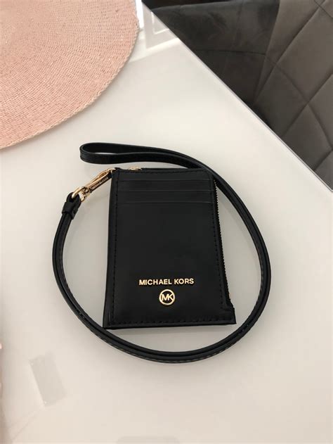 michael kors badge holder|michael kors outlet lanyard.